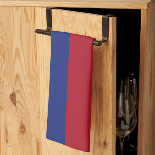 Liechtenstein-Flagge Geschirrtuch