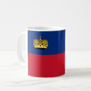 Liechtenstein-Flagge Kaffeetasse