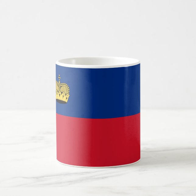 Liechtenstein-Flagge Kaffeetasse (Mittel)