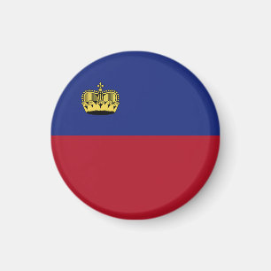 Liechtenstein-Flagge Magnet
