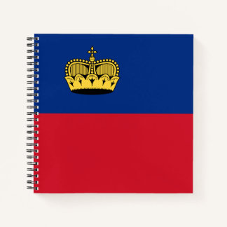 Liechtenstein-Flagge Notizbuch