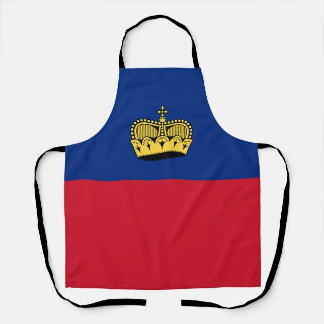 Liechtenstein-Flagge Schürze (Vorderseite)