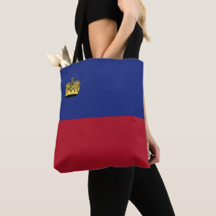 Liechtenstein-Flagge Tasche