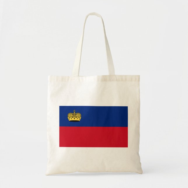 Liechtenstein-Flagge Tragetasche (Vorne)