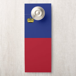 Liechtenstein-Flagge Türanhänger