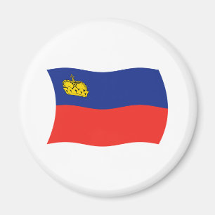 Liechtenstein-Flaggenmagnet Magnet