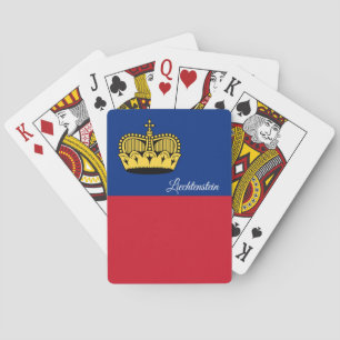Liechtenstein-Flaggenspiele, Spielkarten