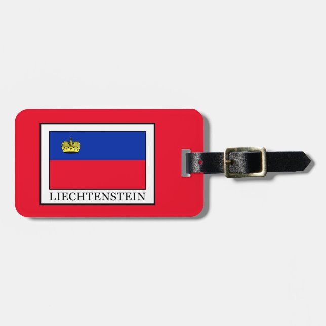 Liechtenstein Gepäckanhänger (Vorderseite horizontal)
