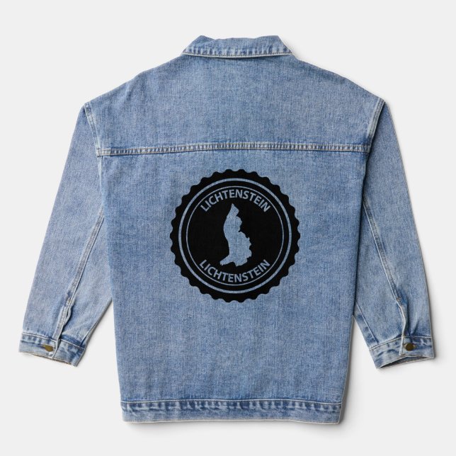 Liechtenstein Jeansjacke (Rückseite)