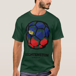 Liechtenstein Landesflagge T-Shirt