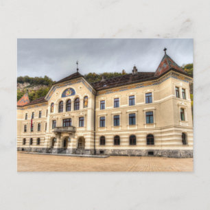 Liechtenstein Parlament Postkarte