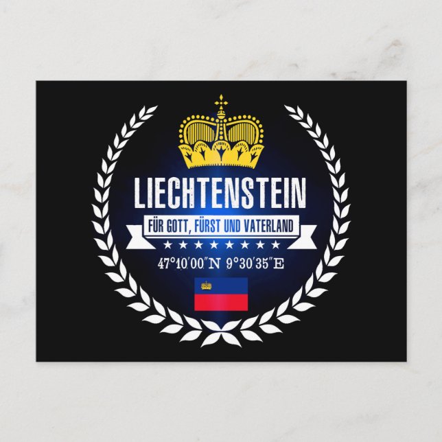 Liechtenstein Postkarte (Vorderseite)