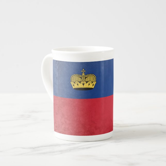 Liechtenstein Prozellantasse (Vorderseite Links)