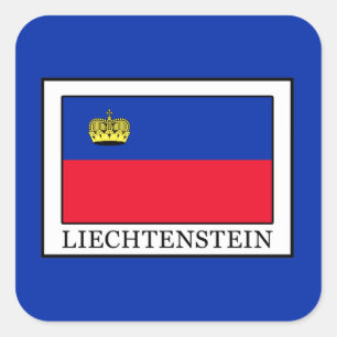 Liechtenstein Quadratischer Aufkleber