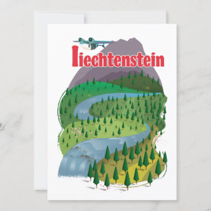 Liechtenstein-Reiseposter