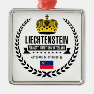 Liechtenstein Silbernes Ornament
