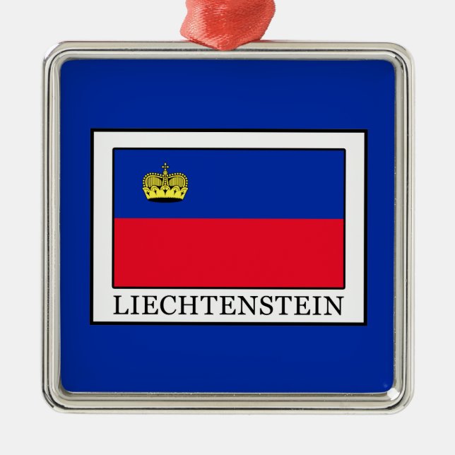 Liechtenstein Silbernes Ornament (Vorne)