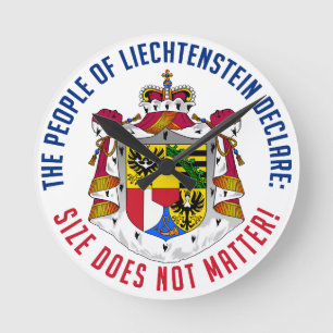 Liechtenstein-Wanduhr Runde Wanduhr