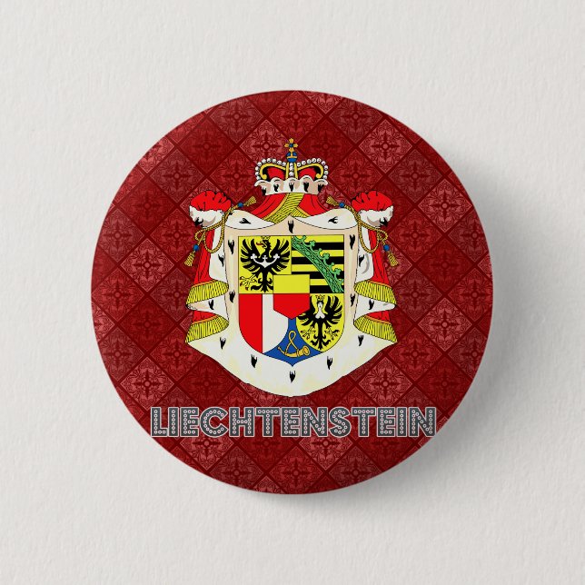 Liechtenstein-Wappen Button (Vorderseite)