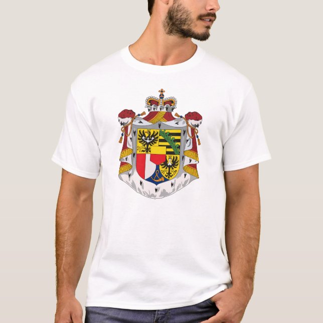 Liechtenstein-Wappen T - Shirt (Vorderseite)