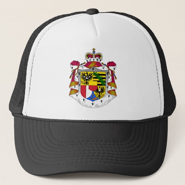 Liechtenstein-Wappen Truckerkappe (Vorderseite)