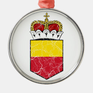 Liechtenstein wenig Wappen Silbernes Ornament