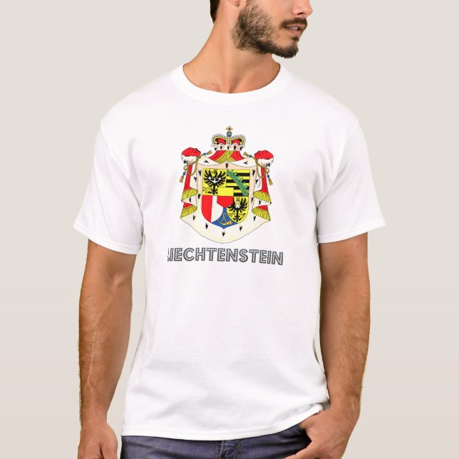 Liechtensteiner Emblem T-Shirt (Vorderseite)
