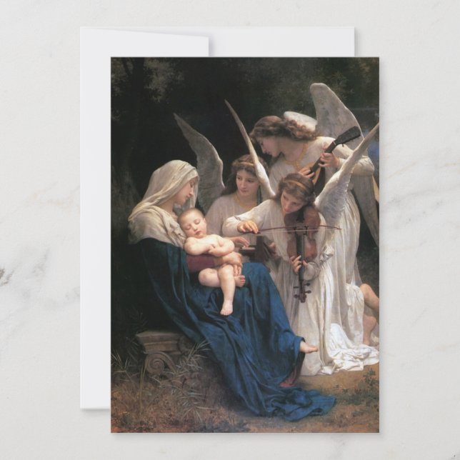 Lied der Engel (1881) von Bouguereau (Vorderseite)
