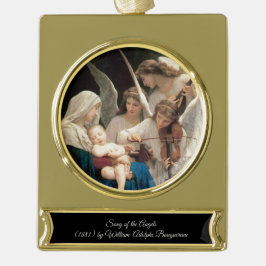 Lied der Engel Bouguereau Banner-Ornament Gold
