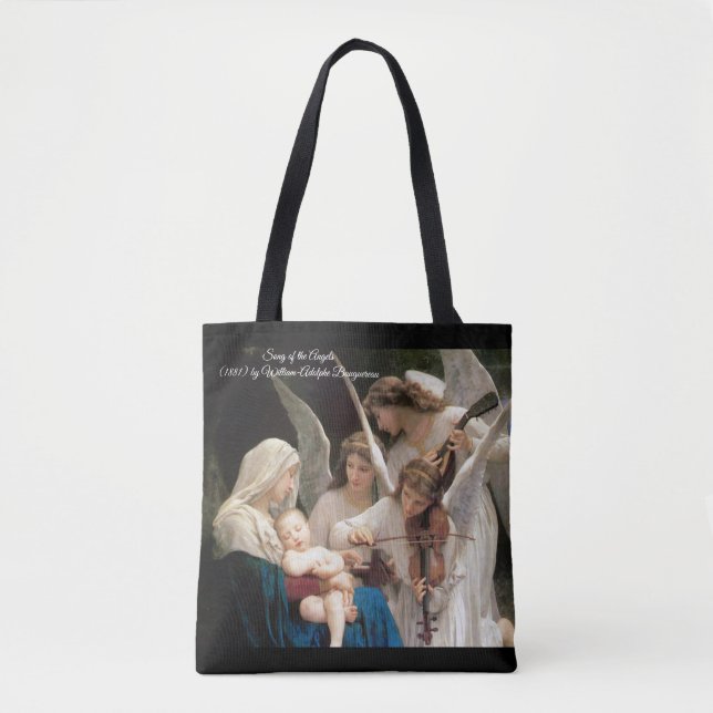 Lied der Engel Bouguereau Tasche (Vorderseite)