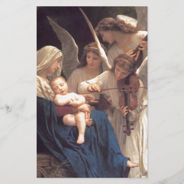 Lied der Engel - William-Adolphe Bouguereau Briefpapier (Vorderseite)