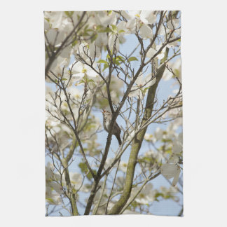 Lied im Dogwood Geschirrtuch