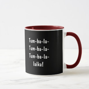Lied merkt Balalaika-Kaffee-Tasse Tasse