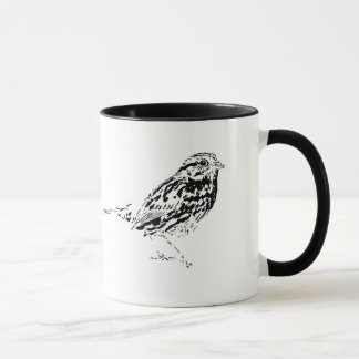 Lied-Spatzen-Kaffee Tasse