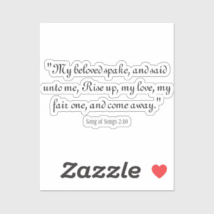 Lieder 2:10 aufkleber