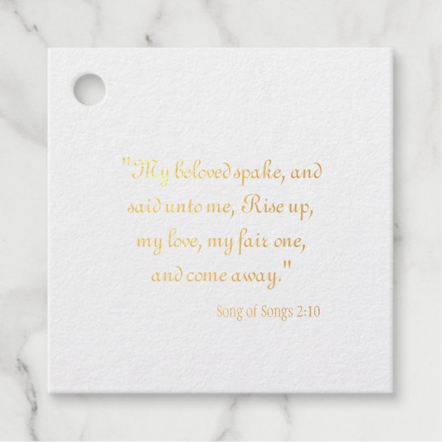 Lieder 2:10 geschenkanhänger (Vorderseite)