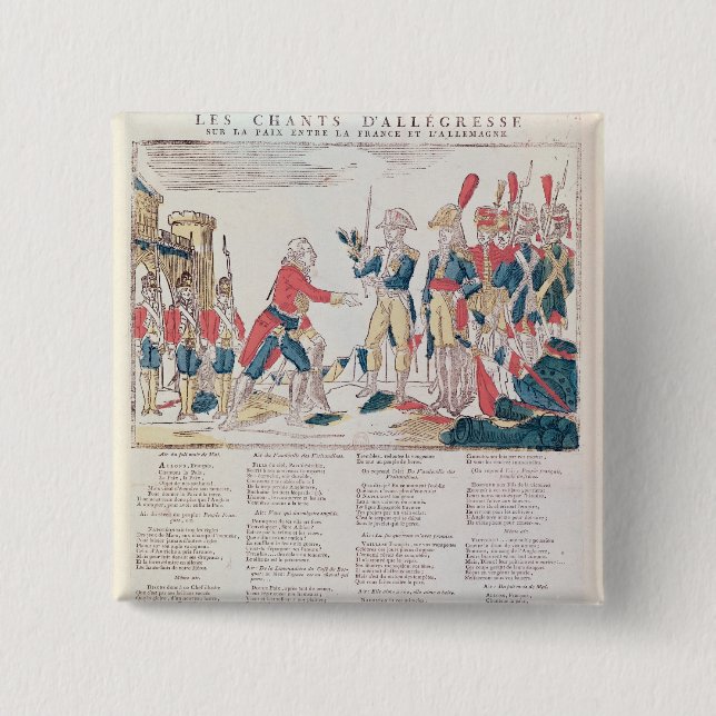 Lieder des Freuens für den Frieden Button (Vorderseite)