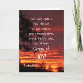 Lieder von Joy Adult Baptism Grußkarte Karte