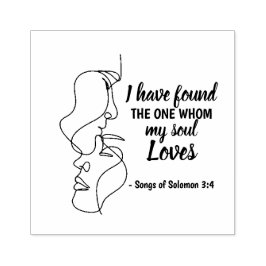 Lieder von Solomon 3:4 Vokabeln Gummistempel