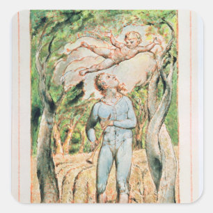 Lieder Williams Blake   von Unschuld; "der Quadratischer Aufkleber