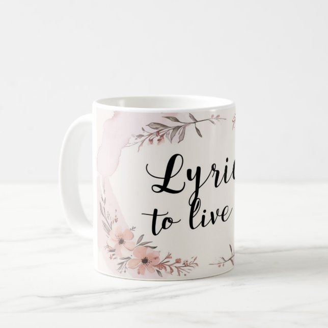 Lieder zum Leben Kaffeetasse (Vorderseite Links)