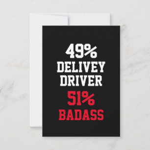 Lieferfahrer Badass Karte