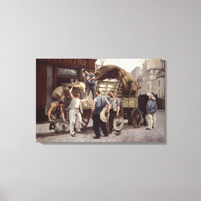 Liefermehl, 1885 leinwanddruck (Vorderseite)