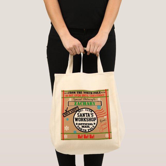 Liefername des Sack-Workshops des Weihnachtsmanns Tragetasche (Vorderseite (Produkt))