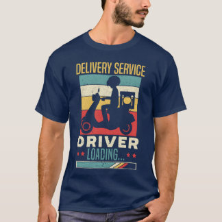 Lieferservice-Fahrer-Kurier-Lebensmittelzusteller  T-Shirt