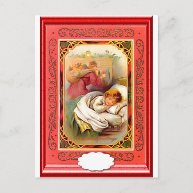 Lieferung der Geschenke Postkarte (Vorderseite)