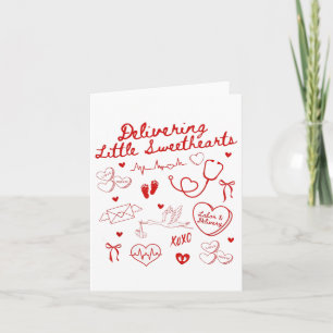 Lieferung von kleinen Schweden Valentine Labour De Karte