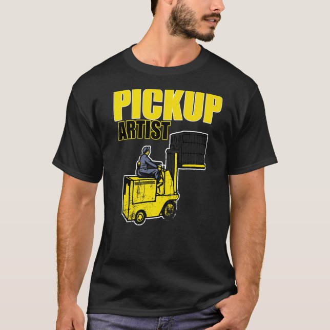 Lieferwagen Artist Gabelstapler-Gabelstapler T-Shirt (Vorderseite)