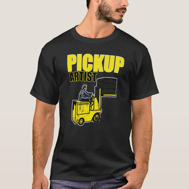 Lieferwagen Artist Gabelstapler-Gabelstapler T-Shirt (Vorderseite)