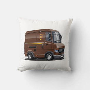 Lieferwagen für Cartoon Kissen